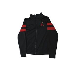 Air Jordan Boys Polyester Basket Ball Varsity Jacket Red Black Size L